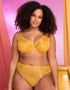 Curvy Kate Centre Stage Deep Thong Turmeric