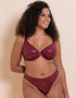 Curvy Kate Lush Thong Oxblood
