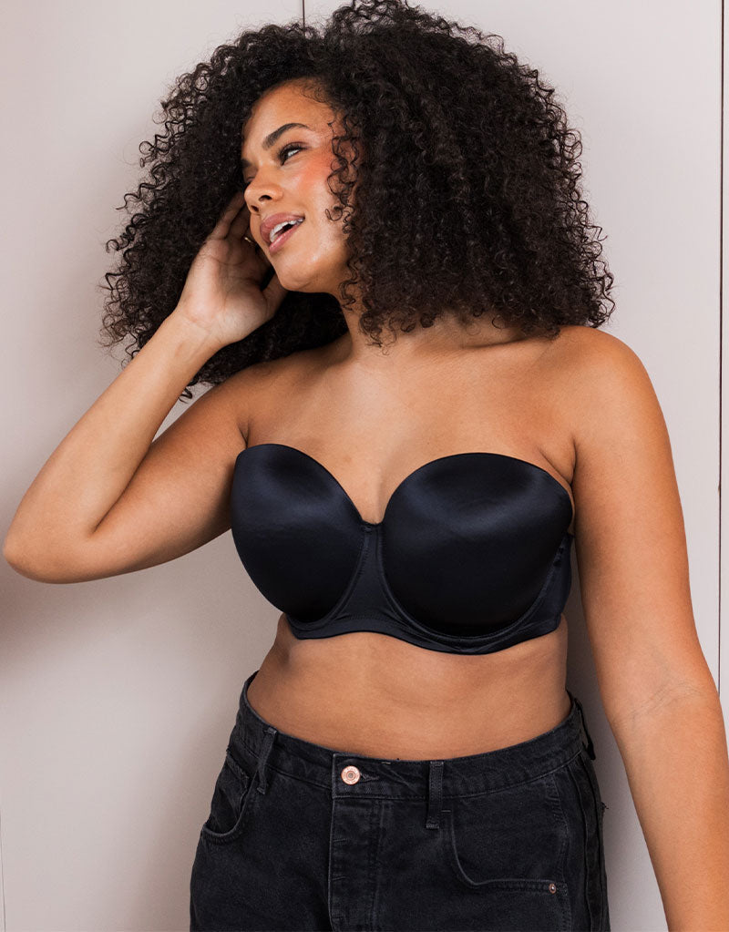 Curvy Kate Smoothie Moulded Strapless Multiway Bra Black