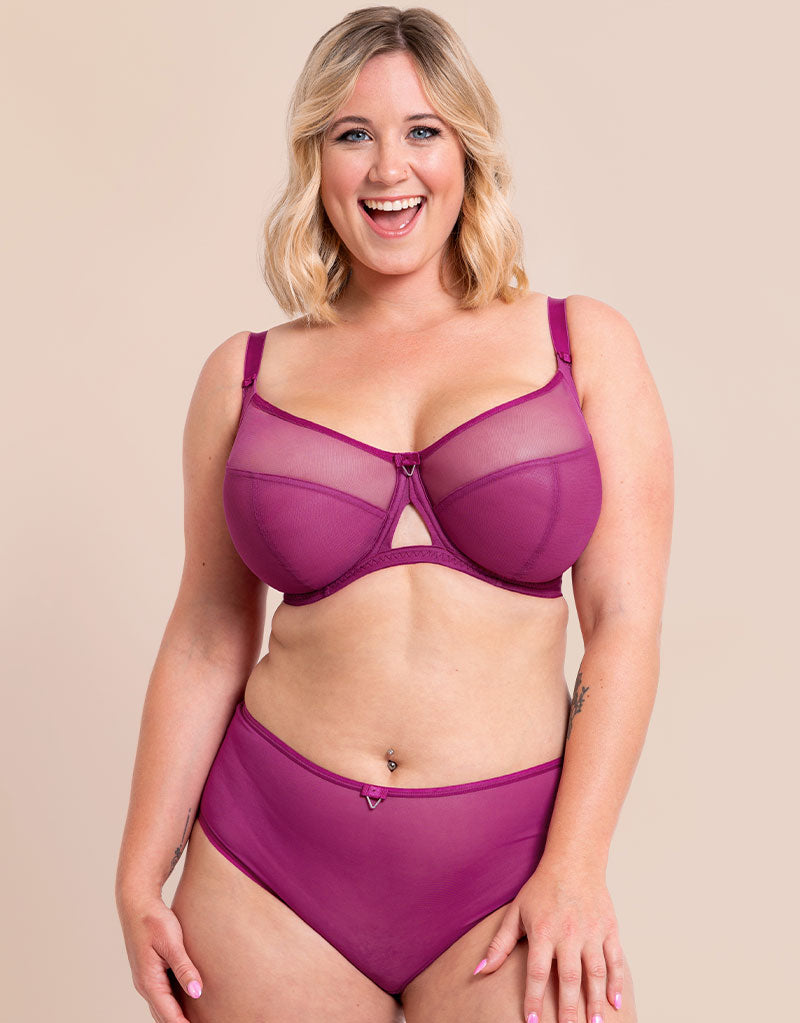 Curvy Kate Victory Side Support Balcony Bra Orchid