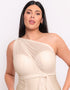 Curvy Kate Wrapsody Bandeau Strapless Multiway Swimsuit Oyster