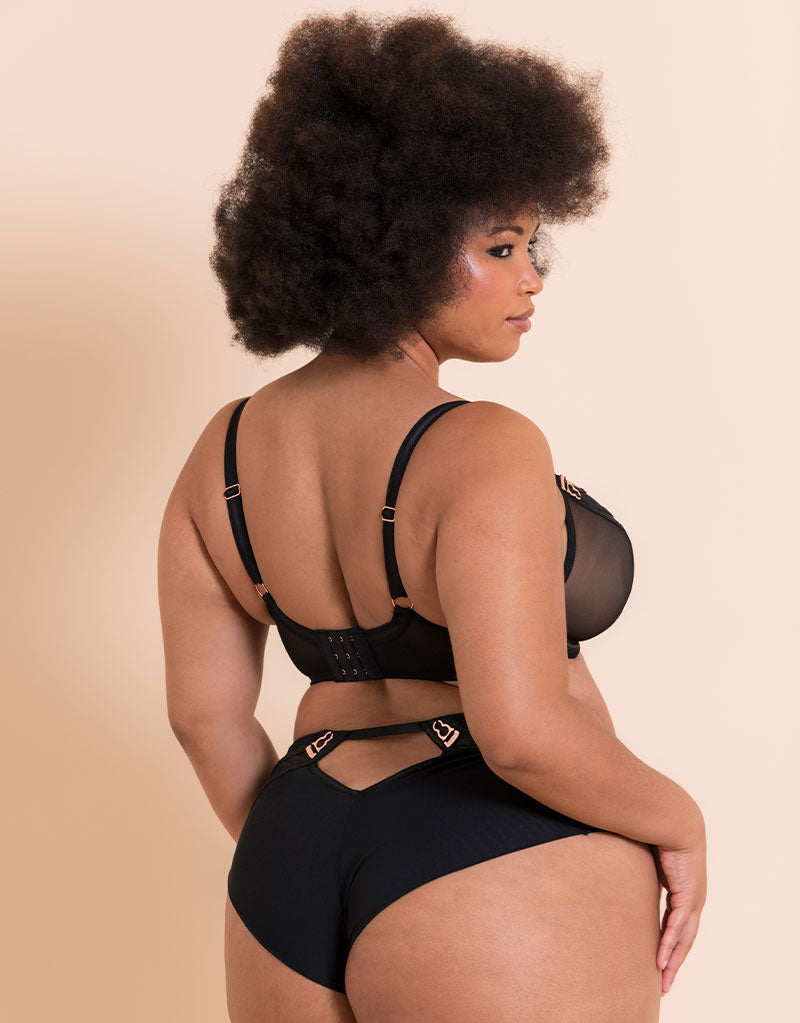 Scantilly Suspense Plunge Bra Black