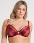 Scantilly Suspense Plunge Bra Sangria