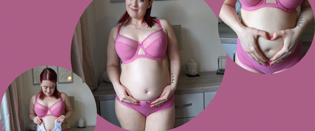 How to feel confident with your pregnancy body by Curvy Kate Babe, Becky!