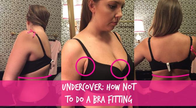 Lingerie Giant shows us exactly how NOT to do a bra fitting...