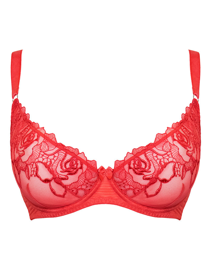 Curvy Kate Stand Out Scooped Plunge Bra Fiery Red – Curvy Kate US