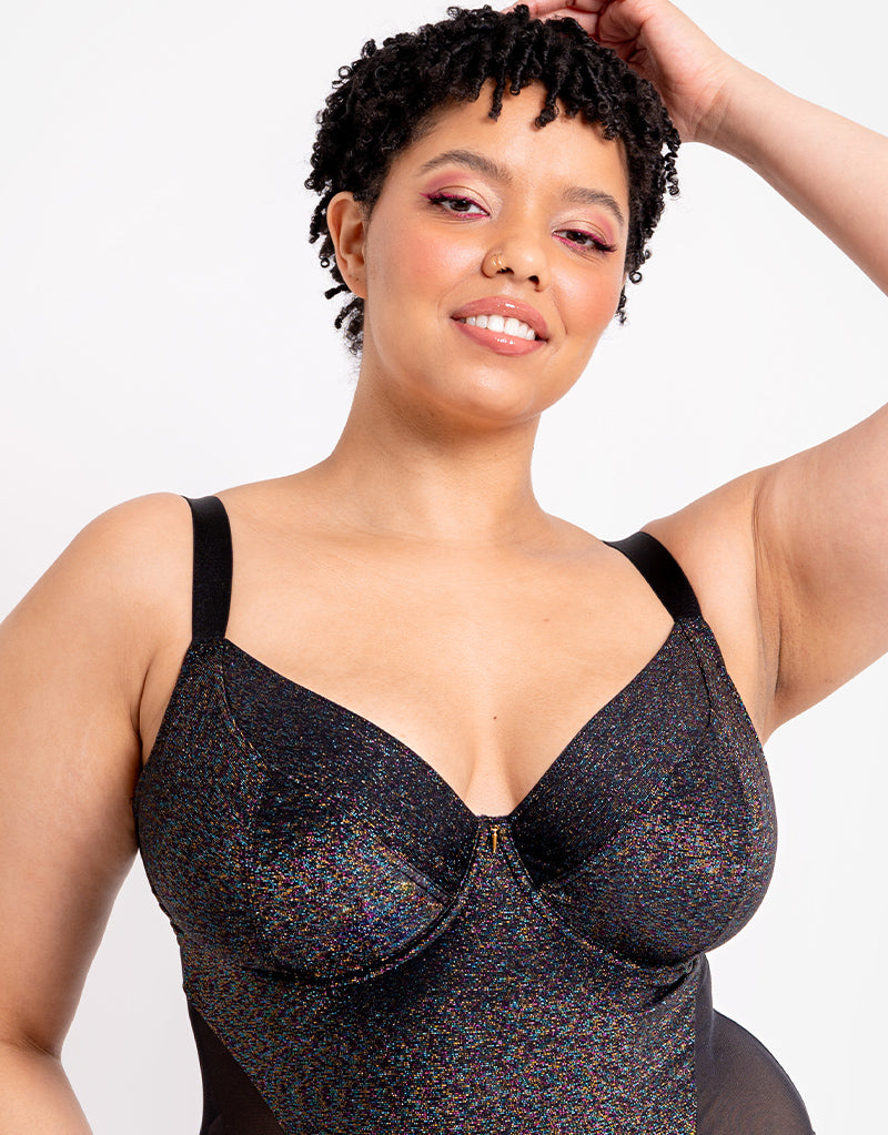 Final Sale Plus Size Bodysuit in Black  Chic and curvy, Plus size, How to  wear