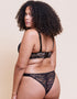 Curvy Kate All Night Lace Scooped Multiway Balcony Bra Black/Blush