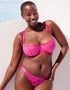 Curvy Kate All Night Lace Tanga Hot Pink/ Blush