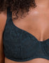Curvy Kate All Night Lace Scooped Multiway Balcony Bra Denim Blue