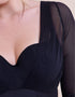 Curvy Kate Boost Me Up Sleeved Padded Balcony Body Black