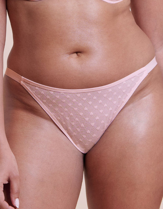 Curvy Kate Boost Heartbreaker Tanga Pale Pink