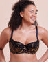 Curvy Kate Boost Lace Padded Balcony Bra Leopard Print