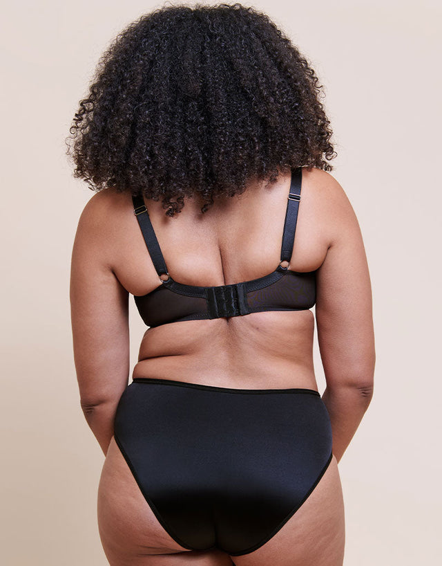 Curvy Kate Boost Me Up Padded Balcony Bra Black
