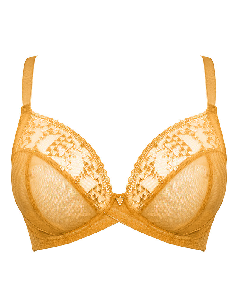 Curvy Kate Centre Stage Full Plunge Side Support Bra Latte - 30G