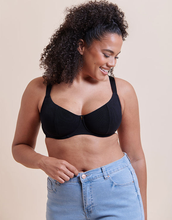 Curvy Kate Cool Cat Scooped Multiway Balcony Bra Black – Curvy Kate US