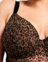 Curvy Kate Cool Cat Plunge Body Leopard Brown