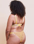 Curvy Kate Cool Cat Tanga Yellow Floral
