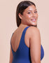 Curvy Kate Deep Dive Non-Wired Swimsuit Cobalt Blue