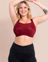 Curvy Kate Everymove Wired Multiway Sports Bra Beet Red/ Coral