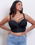 Curvy Kate Extrovert Longline Padded Balcony Bra Black