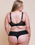 Curvy Kate Flare Full Cup Plunge Side Support Bra Black