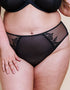 Curvy Kate Flare Deep Thong Black
