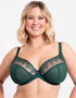 Curvy Kate Flare Full Plunge Side Support Multiway Bra Emerald Sparkle