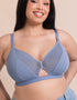 Curvy Kate Get Up and Chill Non-Wired Bralette Slate Blue