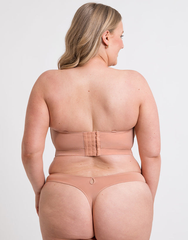 Curvy Kate Hey Girls Thong Latte