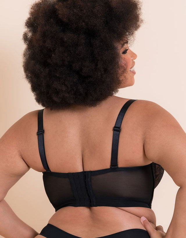 Curvy Kate Hey Girls SuperPlunge Strapless Multiway Bra Black/Latte