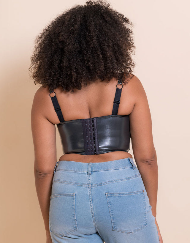 Curvy Kate Hype Longline Corset Bra GunMetal