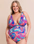 Curvy Kate Ibiza Reversible Non-Wired Mulitway Swimsuit Print Mix