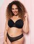 Curvy Kate Daze Padded T-Shirt Balcony Bra Black