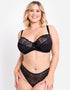 Curvy Kate Lace Daze Brazilian Brief Black