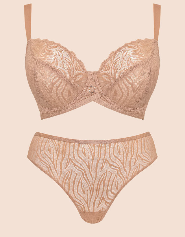 Curvy Kate Lace Daze Balcony Bra Latte