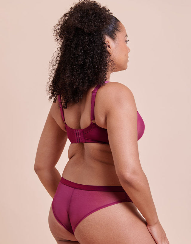 Curvy Kate Lightstyle Plunge Bra Berry Purple