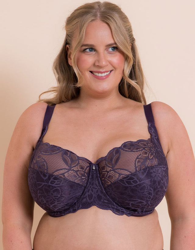Curvy Kate Lovelace Full Cup Side Support Bra Deep Purple
