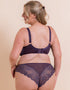 Curvy Kate Lovelace Brazilian Brief Deep Purple