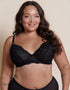 Hot Milk Heroine Plunge Nursing Bra Black