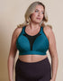 Royce Aerocool High Impact Sports Bra Teal Green