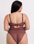 Curvy Kate Lucky Star Plunge Body Oxblood