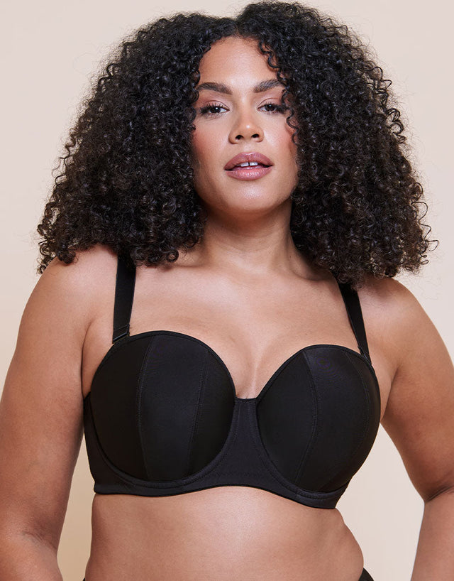 Curvy Kate Luxe Strapless Multiway Bra Jet Black