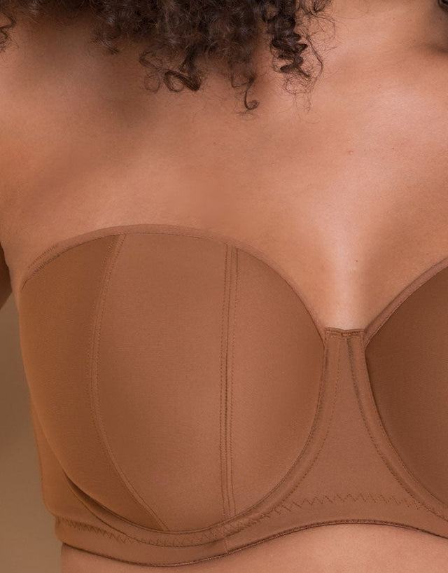 Curvy Kate Luxe Strapless Multiway Bra Caramel