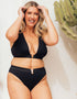 Curvy Kate Siren Seas Non Wired Plunge Bikini Black