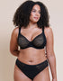 Curvy Kate Smoothie Lace Brazilian Brief Black