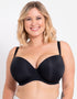 Curvy Kate Smoothie T-Shirt Plunge Black