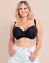 Curvy Kate Smoothie T-Shirt Plunge Black