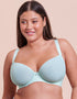 Curvy Kate Smoothie Spacer Moulded T-Shirt Plunge Bra Pale Mint