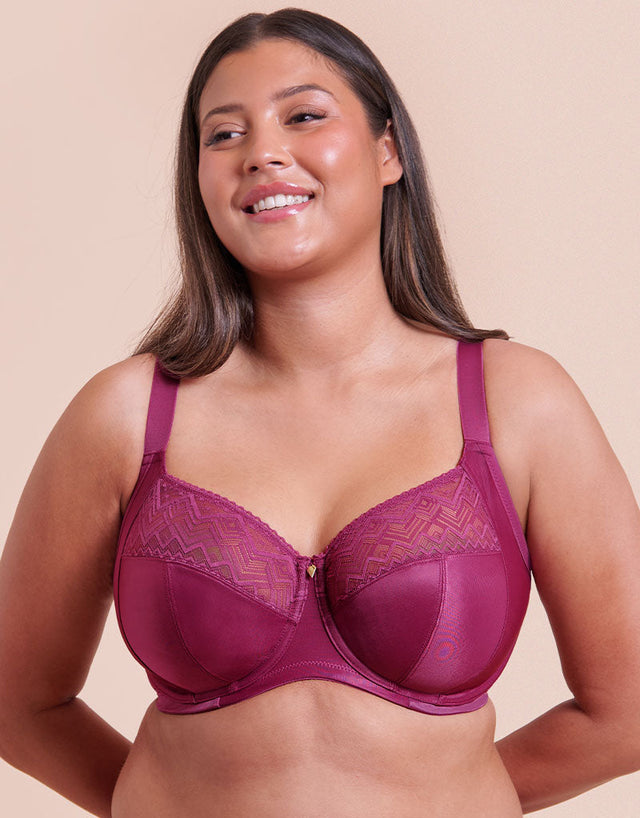 Curvy Kate Spotlight Full Cup Side Support Bra Berry Purple